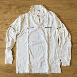 -NEW White DRAGON AIR CATHAY PACIFIC airlines number 4 polo football men T-shirt